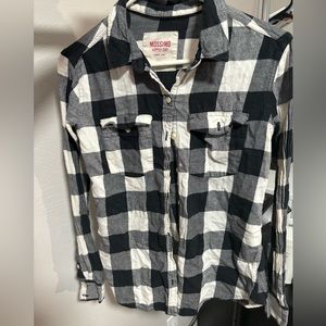 Mossimo Supply Co Medium Black & White Flannel